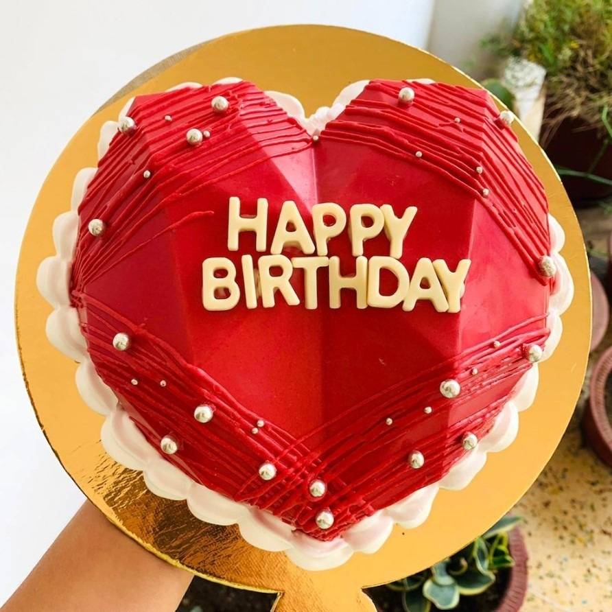 Red Velvet Photo Cake