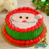 Santa Themed Black Forest Cake 1 Kg