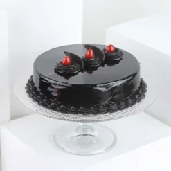 The Theme Chocolate Truffle Cake & Beautiful Roses
