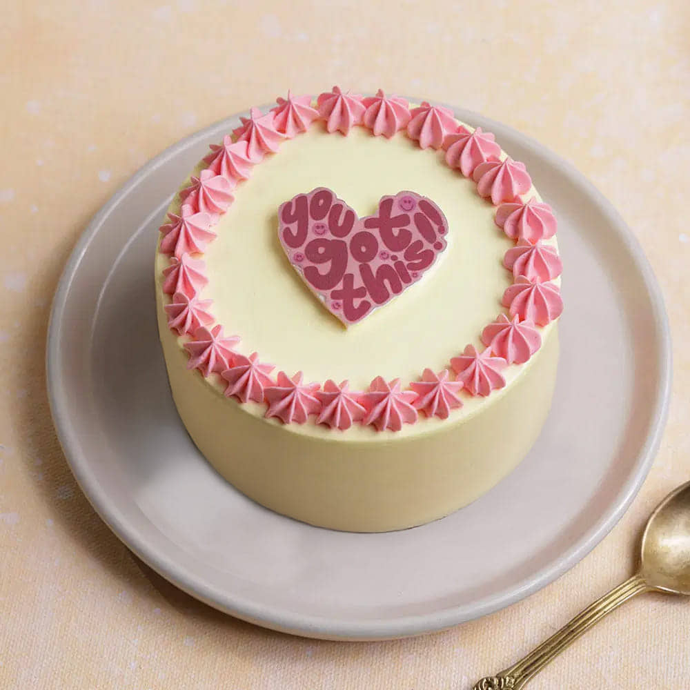 You Got This Heart Bento Cake