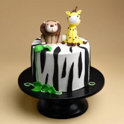 Zebra Stripe Jungle Cake