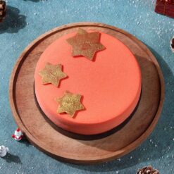 Berry Mousse Cake With New Year Topper