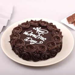 Chocolate Rose Cake For Valentine