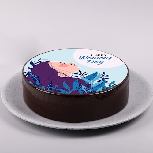 Decadent Chocolate Truffle Women's Day Cake