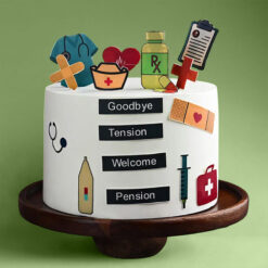 Delicious Doctors Retirement Farewell Cake