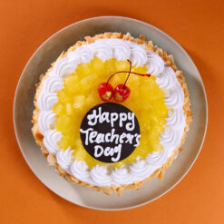 Fresh Pineapple Cake For Teachers