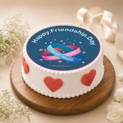 Friendship Day Black Forest Cake