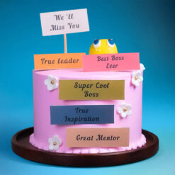 Heartfelt Leader Farewell Cake