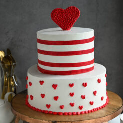Heartfelt Love Theme Cake