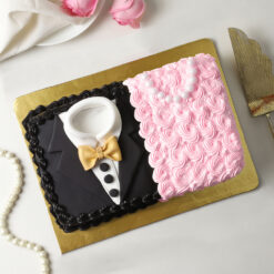 Mr. & Mrs. Truffle Eggless Cake
