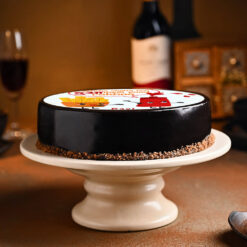 Quirky Farewell Photo Cake