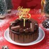 Rich Chocolate Kitkat New Year Cake