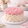 Rose Paradise Vanilla Cake