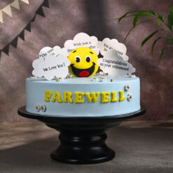 Smiley Farewell Celebration Cake
