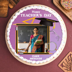 Teacher Appreciation Photo Cake
