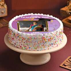 Teacher Appreciation Photo Cake