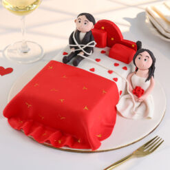 Tied Together Chocolate Cake