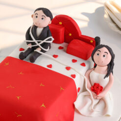 Tied Together Chocolate Cake
