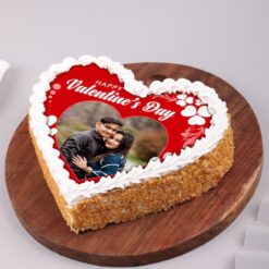 Valentine Butterscotch Sweetheart Cake