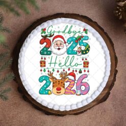 Welcoming New Year Theme Cake